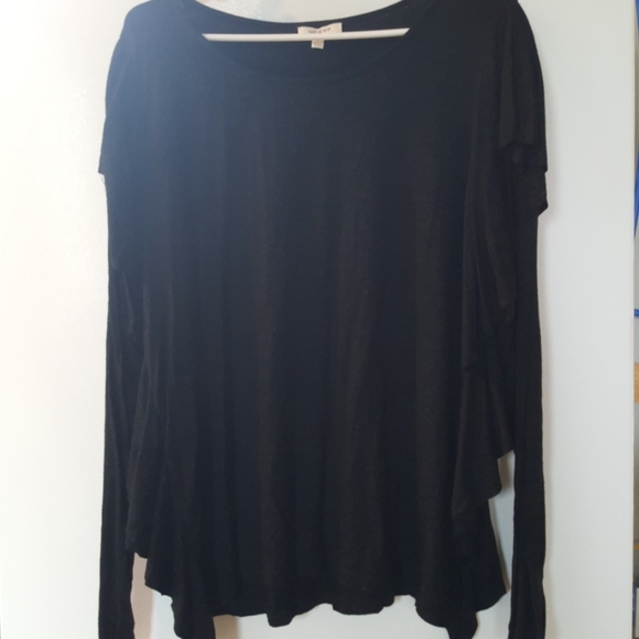Long Sleeve Ruffle Top - Picture 1 of 4